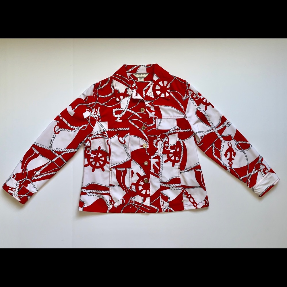 Allison Daley PETITE sailor jacket 💙⚓️🚢🧥